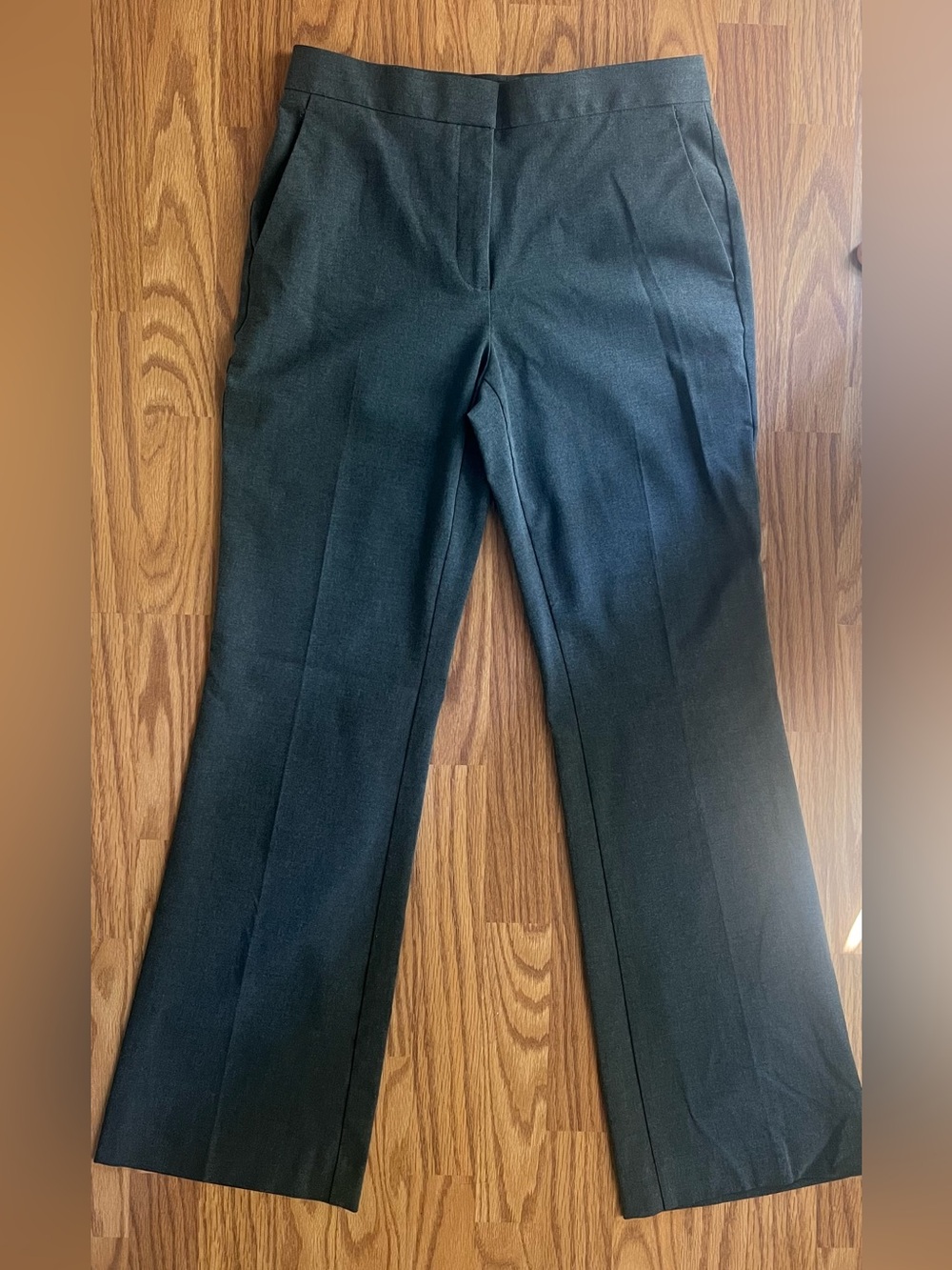 Ann Taylor Dark Gray Dress Pants - Straight Leg
